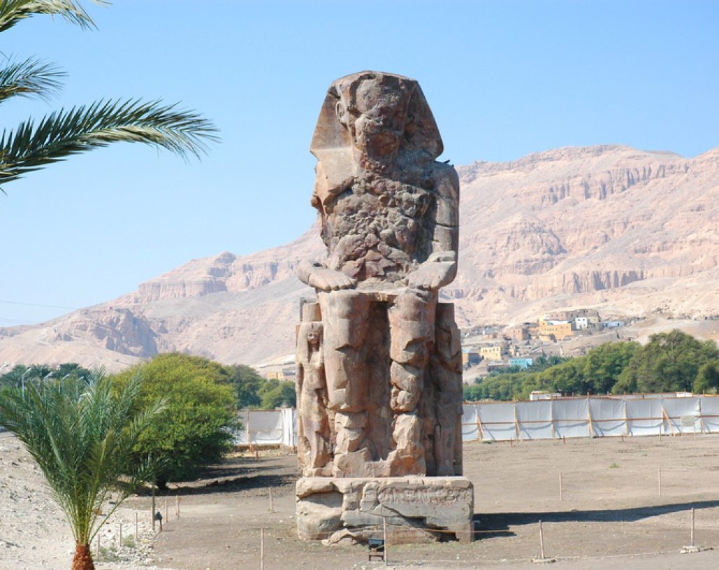 Statue at the Valley of the Kings, Egypt